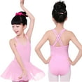 thumbnail image 2 of ZACPNCV Toddler Ballet Leotards for Girls Dance Leotards with Skirt Gymnastic Ballerina Outfit Dress Pink 3-4 Years, 2 of 6