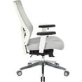 thumbnail image 6 of ProGrid White Mesh High Back Chair-Color:Blue, 6 of 6