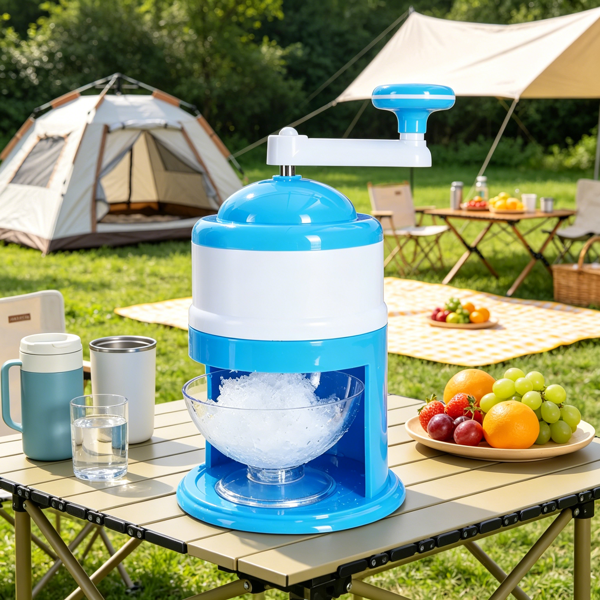 ACDANC 2026 New Shaved Ice Maker Slushie Machine with Stainless Steel Blades for Snow Cone Margarita Frozen Cocktails Organic Sugar Free Flavored Healthy Snacks