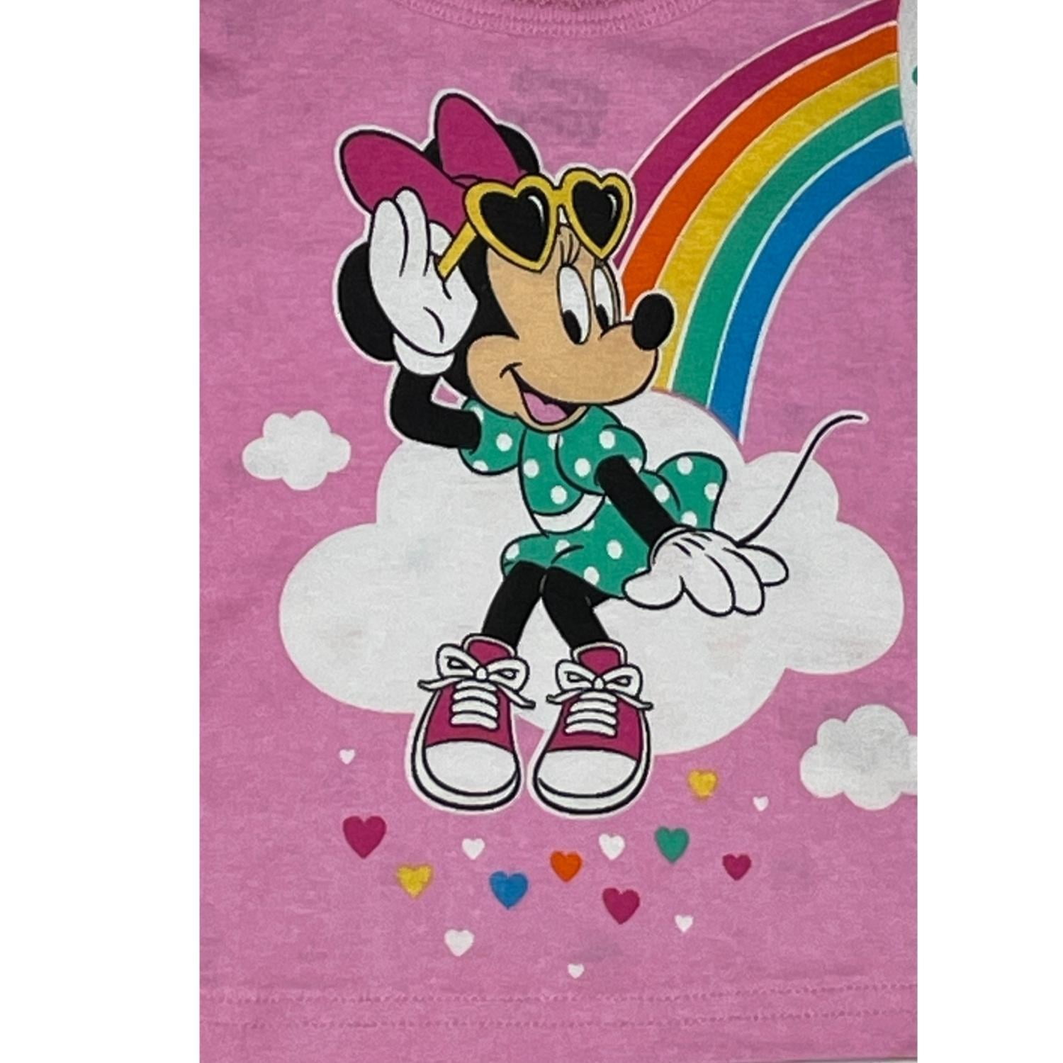 Minnie Mouse Baby Girl & Toddler Girl 2-Piece Cotton Pajama Set