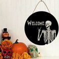 thumbnail image 4 of OUSITAID Halloween Skeleton Sign Holiday Party Scene Decoration for Home Party Outdoor Decor, 4 of 6