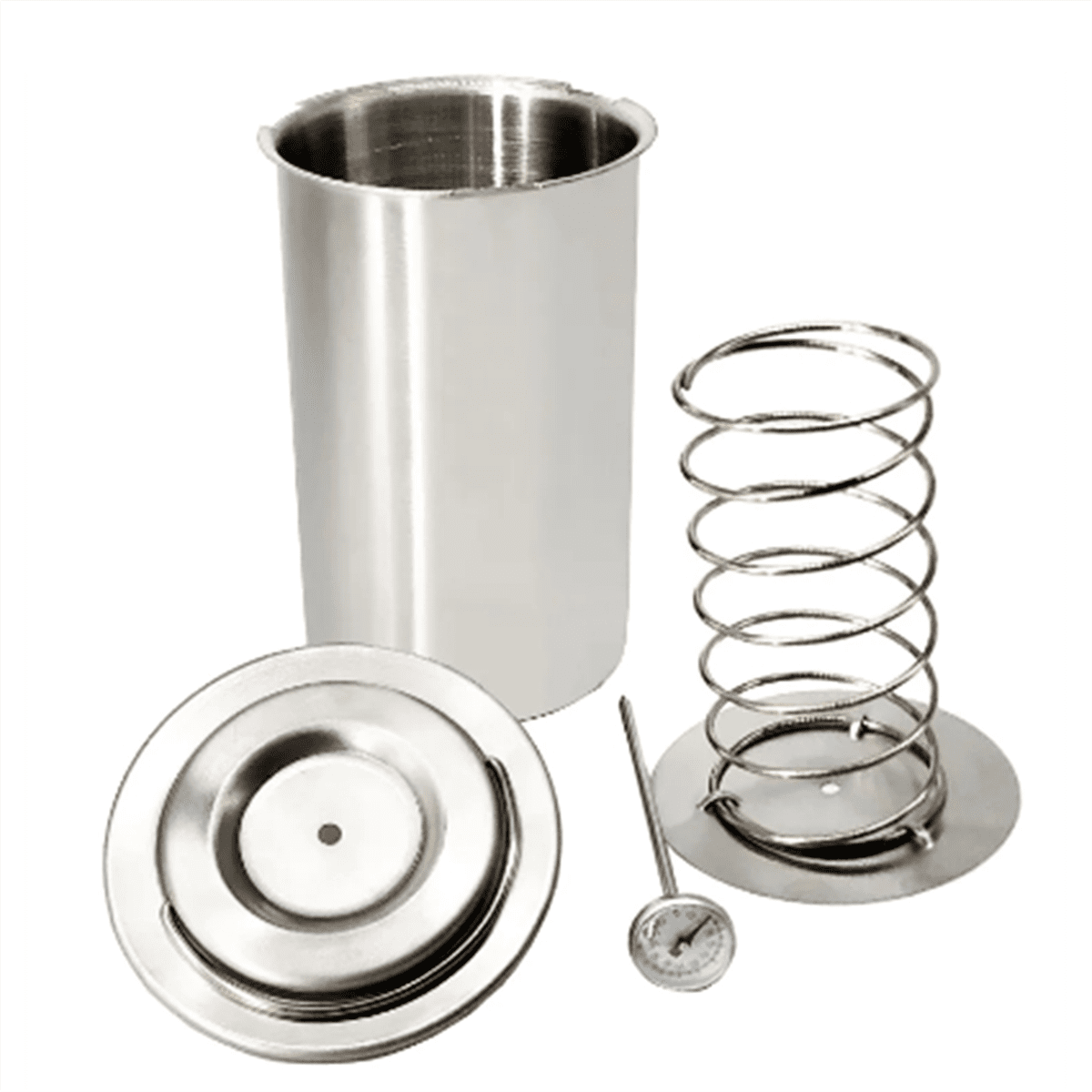 Stainless Steel Ham Maker Machine with Thermometer, Meat Poultry Kitchen Cooking Tools