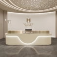 thumbnail image 1 of Cashier Podium Reception Desks Church Pulpit Hospital Hospital Office Reception Desks Study Restaurant Empfangstheke Furniture My Lux Decor Round, 1 of 8
