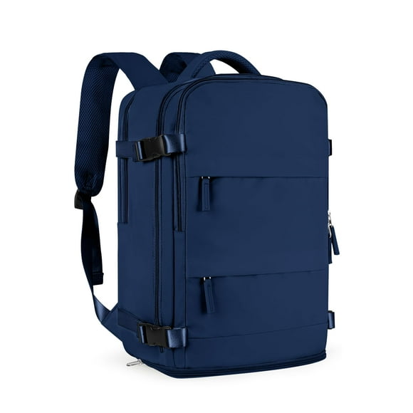 Mochila de viaje Coofay Carry On para aviones, color azul zafiro