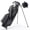 Grey, variant on Sturdum Lightweight Golf Stand Bag, 3.7lbs Par 3 Sunday Golf Bag with 3-Way Divider, Weatherproof 900D Oxford, Compact Carry Bag with Cooler Pocket for Driving Range