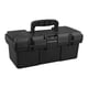 thumbnail image 4 of Caja de herramientas portátil organizador contenedor de transporte contenedor de almacenamiento ergonómico negro para 30x14x12cm, 4 of 8