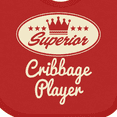 thumbnail image 4 of Inktastic Cribbage Player Vintage Superior Boys or Girls Baby Bib, 4 of 4