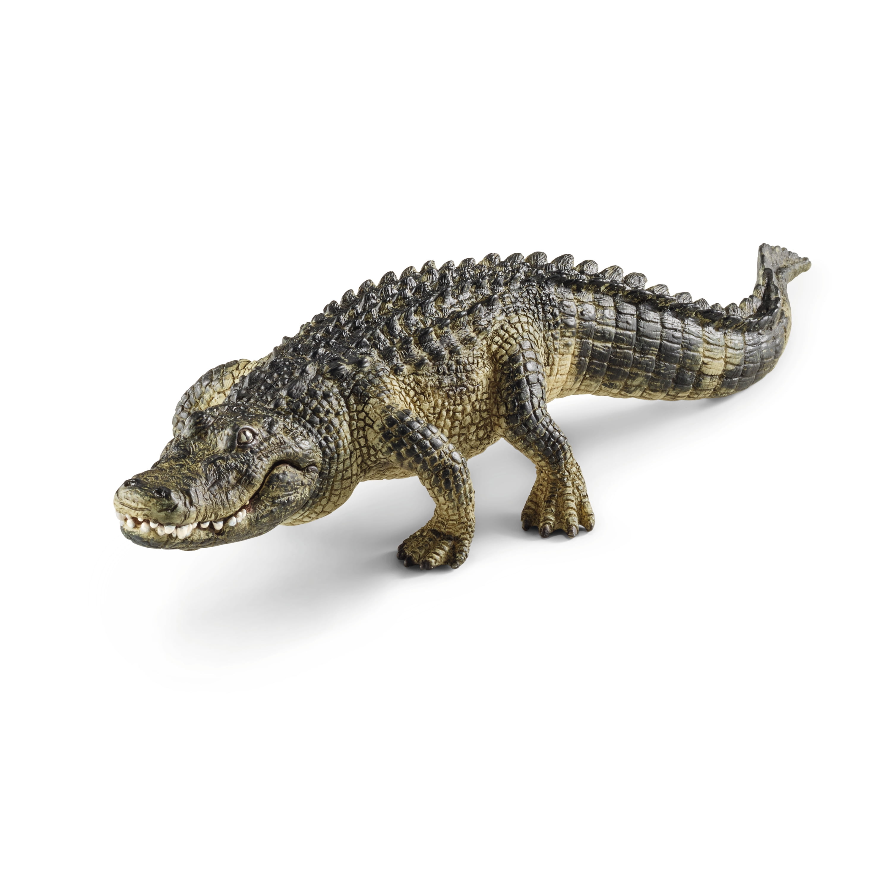 Schleich Wild Life 5 PC North American Animal Toy Bundle with Moose, Grizzly Bear, Alligator, Fox, and Wolf