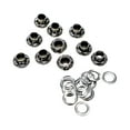 thumbnail image 1 of Abbracc 10x Grommets Eyelets Multipurpose Grommet Kit Easy to Use Practical Metal Eyelets with Washers for Leather Belts Canvas Shoes Style A, 1 of 6