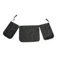 thumbnail image 4 of Riñonera con hebilla ajustable, ligera, para hombre y mujer, con múltiples bolsillos Negro, 4 of 7
