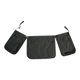 thumbnail image 4 of Riñonera con hebilla ajustable, ligera, para hombre y mujer, con múltiples bolsillos Negro, 4 of 7