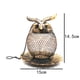 thumbnail image 5 of Comedero colgante en forma de búho para pájaros, comedero para colibríes, adorno de jardín, comedero para pájaros para Patio exterior y patio trasero, 5 of 8