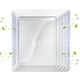 thumbnail image 1 of Cubierta de ventilador de baño, rejilla y lente para Broan NuTon HD50L, HD80L, 1 of 7