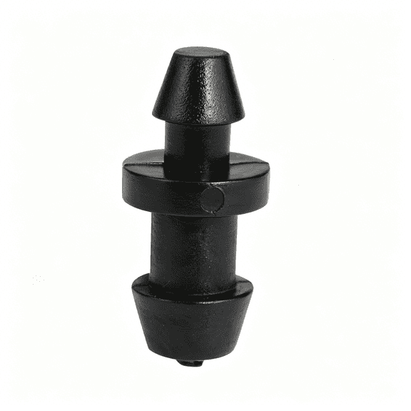 HIBIBUD Goof Plugs for Drip Irrigation Supply Tubing,Plug Unneeded Holes in Tubing,drip irrigation fittings,Plastic,50-Pack,Black