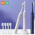 thumbnail image 2 of XIAOMI MIJIA Cepillo de dientes eléctrico sónico T302 Carga USB Recargable para adultos Juego de cabezales de cepillo de dientes blanqueador inteligente a prueba de agua, 2 of 5