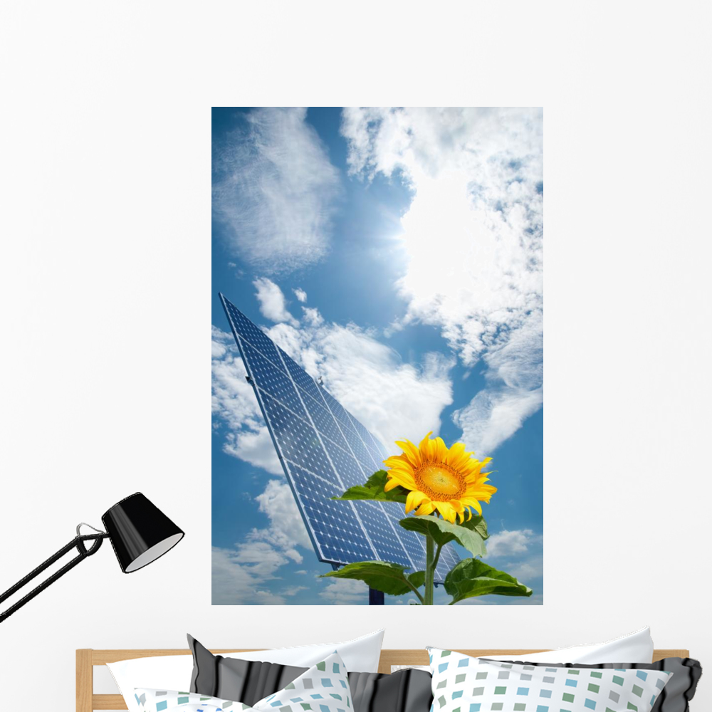 Energy Wall Graphics Solar Energy Wall Mural by Wallmonkeys Peel and Stick Graphic (48 in H ...