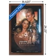 thumbnail image 3 of Star Wars: Attack Of The Clones - One Sheet Wall Poster, 14.725" x 22.375", Framed, 3 of 3