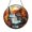 Acrylic 3.5 Inch, variant on Fantasy Autumn Forest Waterfall Stained Glass Style Suncatcher, Decorative Outdoor Window Hanging Art