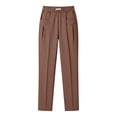 thumbnail image 5 of MLCDZ Women's Summer Elastic High Waisted Plus Size Capri Pants for Women Lightweight Baggy Casual Ankle Length Capris Multiple Pockets Work Office Slacks, 5 of 5