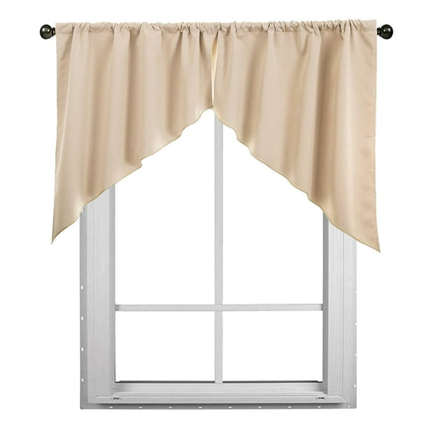 Auchen Minimalism Home Swag Curtain, Swag Curtain Valance