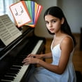 thumbnail image 4 of Cartes Flash Musicales Cartes de Notes de Piano Codées Terminées pour Étudiants Débutants, 4 of 6