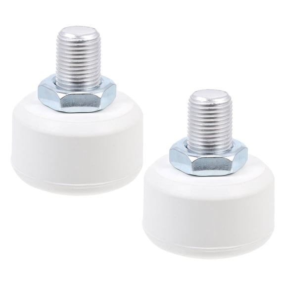 White Adjustable Rubber Brake Head for Skates with High Elastic Stoppers Quad Roller Skating Shoes