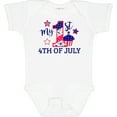 thumbnail image 3 of Inktastic My 1st 4th of July with Stars and Cupcake Boys or Girls Baby Bodysuit, 3 of 5