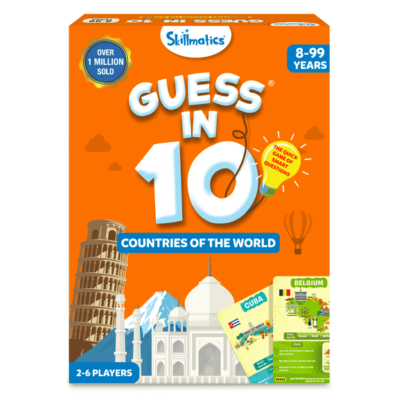 Skillmatics Guess in 10 Countries of the World, Gift for Boys, Girls, Kids & Families