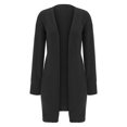 thumbnail image 3 of Vedolay Womens Sweaters Long Sleeve Oversized Open Front Sweaters Coat Black,2XL, 3 of 5