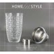 thumbnail image 5 of 13Oz Glass Cocktail Shaker Set - Glass Shaker Silver, 5 of 5