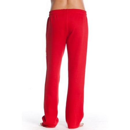 red lifeguard sweatpants