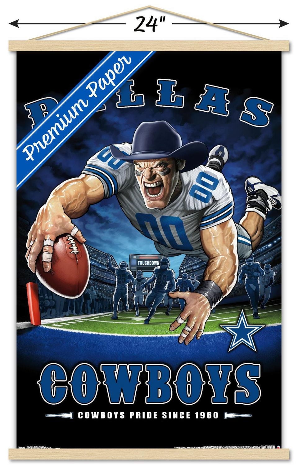 NFL Dallas Cowboys - End Zone 17 Wall Poster, 22.375" x 34"