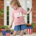 thumbnail image 4 of UQJfacai Girls Boys 4th of July USA Shirt American Flag Patriotic T-Shirt Independence Day Outfit for Kids 3-10 Years, 4 of 7