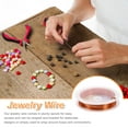 thumbnail image 4 of Uxcell Jewelry Wire 8ft 20 Gauge Brass Craft Jewelry Wrapping Wire, Coffee, 4 of 6