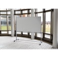 thumbnail image 2 of Luxor Whiteboard, Mobile Dry Erase, Magnetic, 36x24, Double-Sided, 2 of 6