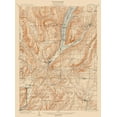 thumbnail image 2 of USGS 25x32 Gold Ornate Wood Framed with Double Matting Museum Art Print Titled - Naples New York Quad - USGS 1903, 2 of 4
