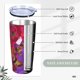 thumbnail image 5 of Taza de café Smiling Critters con tapa, 20 oz, vaso de viaje de acero inoxidable que se mantiene frío durante 9 horas y caliente durante 3 horas, 5 of 7