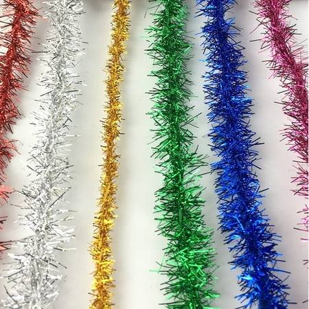 2 Pieces 1.5m/4.9ft Metallic Decorative Garland Ribbon Rope Hanging