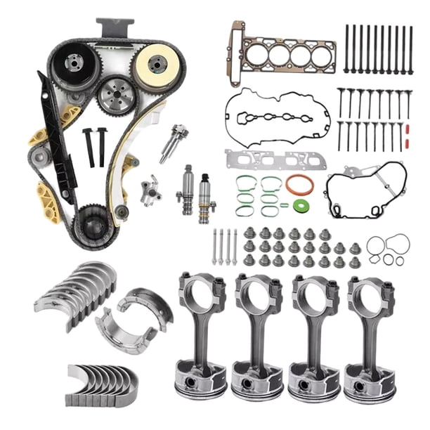 Juntas de pistones de motor,Kit de reparación y reconstrucción del motor 12578324 12578326,Anillos de pistón 12593745 12603910 12608531,Juntas de culata 8217 12598216 12596088,Cadena de
