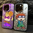 thumbnail image 2 of Cartoon Funny R-Rugrats Phone Case For iPhone 16 15 14 13 12 11 Pro Max X XR XSMAX 8 7 Plus Candy Matte Shockproof Back Cover CYZ-163X148A2 iPhone 14 Pro, 2 of 6