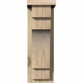 thumbnail image 2 of 6"W x 10"D x 18"H Mediterranean Rough Sawn Corbel w/Backplate, Douglas Fir, 2 of 9
