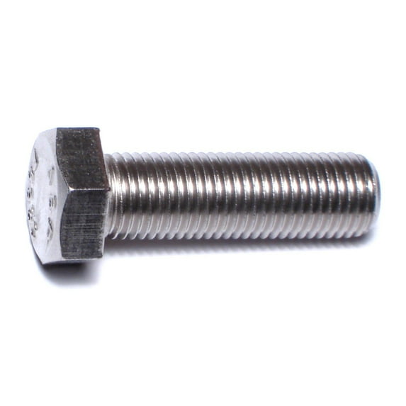 3/8"-24 x 1-1/4" 18-8 Stainless Hex Cap Screws CSHSS-269 (8 pcs.)