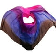 thumbnail image 4 of Real Silk Veils Dance Stage Performance Props Handmade Dyed Scarf Dance Silk Veils Shawl Veils, 4 of 7
