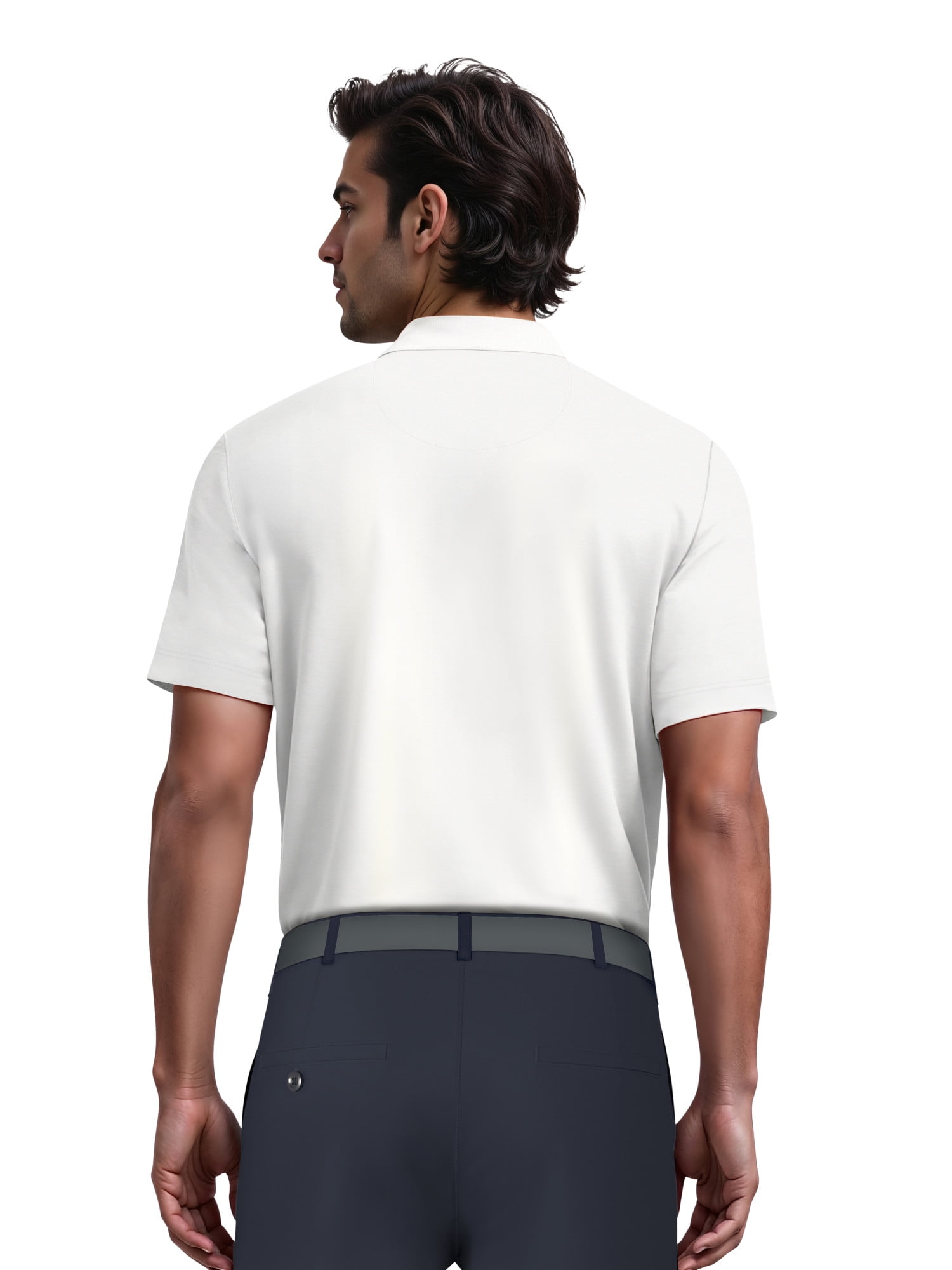 Ben Hogan Men's & Big Men's Chest Printed Golft Polo, Sizes S-5XL