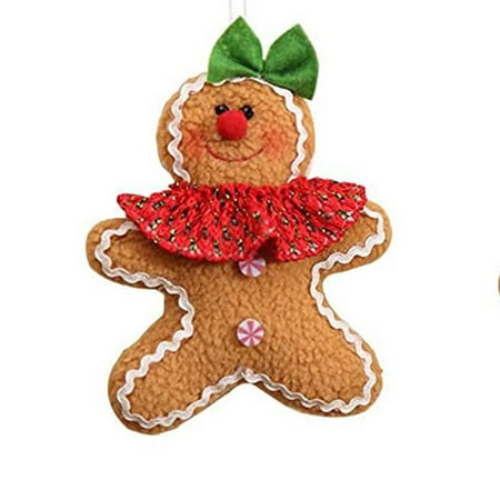 

Christmas Gingerman Ornaments Xmas Tree Hanger Christmas Tree Gingerman Doll Pendant for Hanging on Window Handbags and Cars