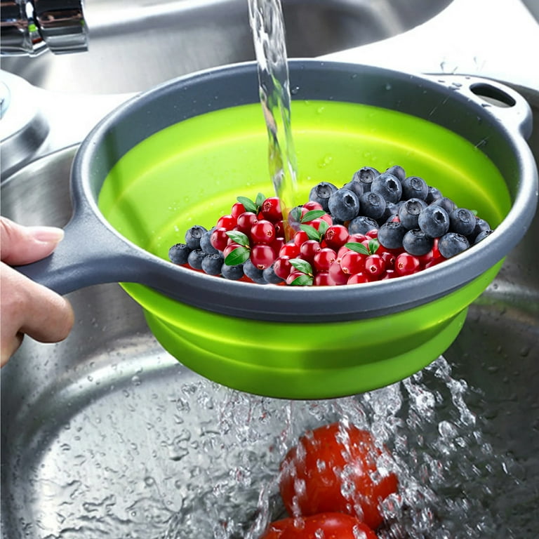 OXO 2qt Silicone Collapsible Strainer - Cooks