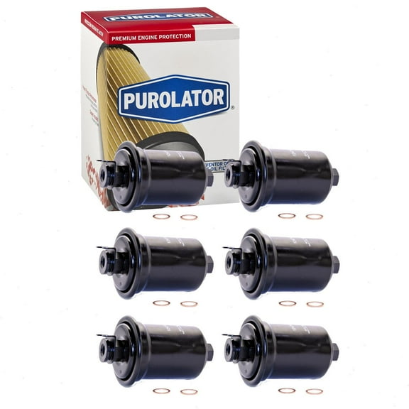 6 pc Purolator F44605 Fuel Filters for 043-0892 23300-42010 23300-49155 25121595 33457 33503 3503 71-535 71-561 86457 86503 95457 ALG-6041 BF1155 BFE041 F117 FF-982 FF5220 G203 G2901 G6474 GF-821