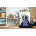 thumbnail image 2 of Ahgly Company Machine Washable Indoor Square Transitional Night Blue Area Rugs, 8' Square, 2 of 7
