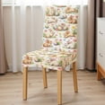 thumbnail image 3 of Silla Alta Silla asiento para la Mesa Decoración Pascua Respaldo Silla Paquete Mesa Tela asiento Respaldo Decoración Festival, 3 of 7