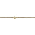 thumbnail image 4 of Real 14kt Yellow Gold .7 mm Carded Cable Rope Chain; 20 inch; for Adults and Teens; for Women and Men, 4 of 6